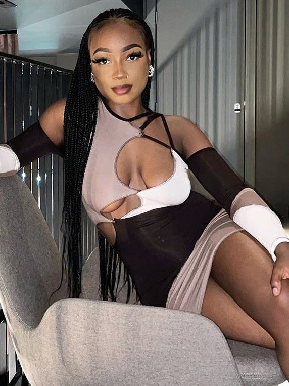 Sling strapless dress 2023-03-14 InsStreet