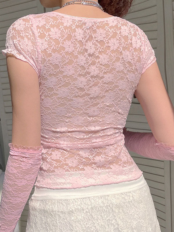 Sweet Lace Bow Vest 2023-03-14 InsStreet