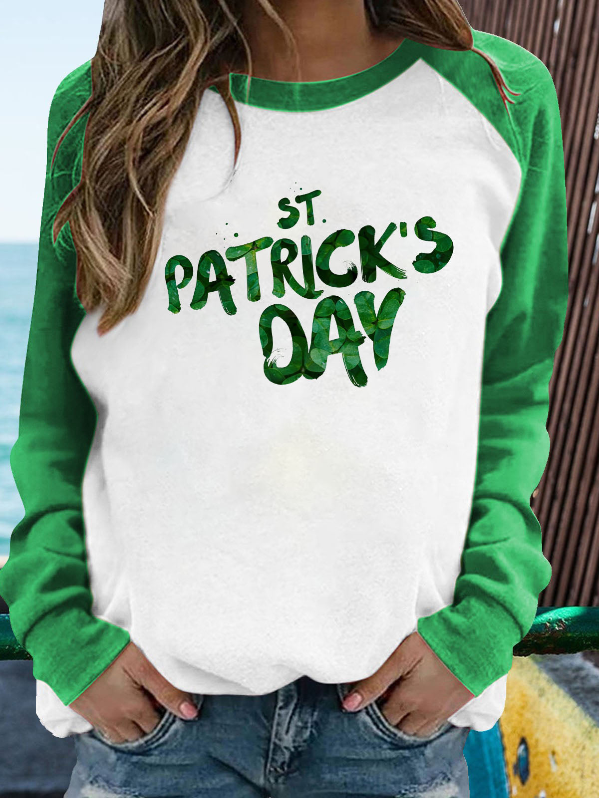 St. Patrick's Day Shamrock Top 2023-03-14 InsStreet