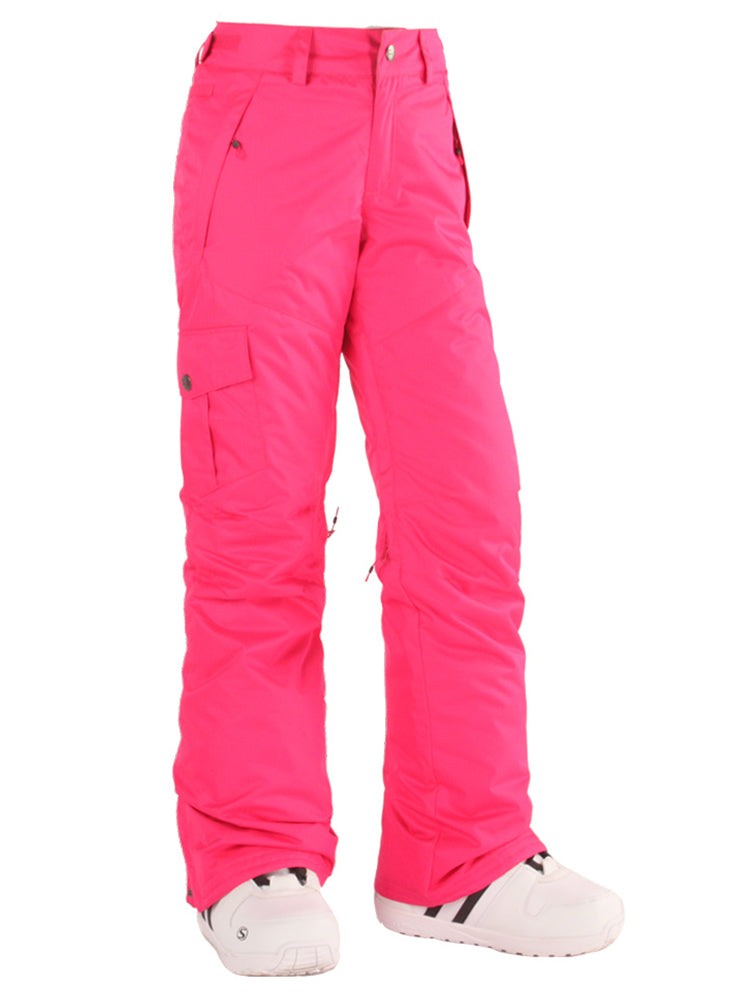 Rose Thermal Warm High Waterproof Windproof Snowboard & Ski Pants Ins Street