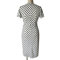 Call Me Maybe Satin Polka Dot Midi Dress Ins Street