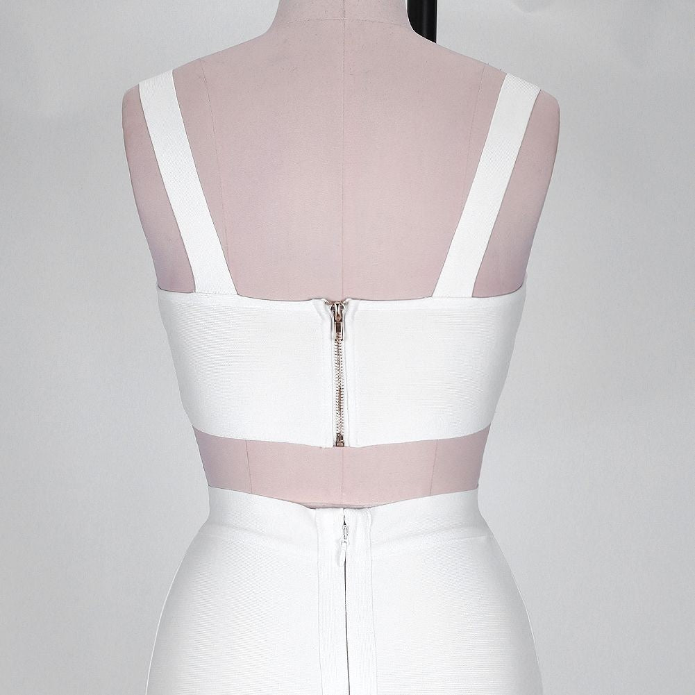 Strappy Sleeveless 2 Piece Over Knee Bandage Set Ins Street