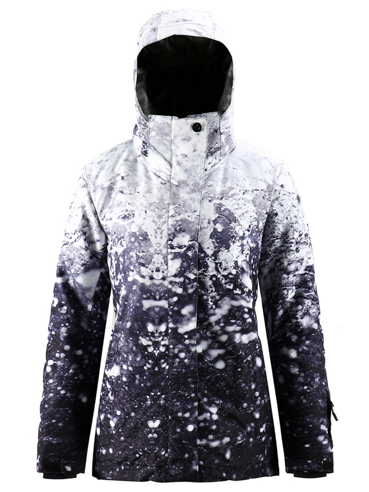 Water Drops Colorful Snowboard Ski Jackets Ins Street