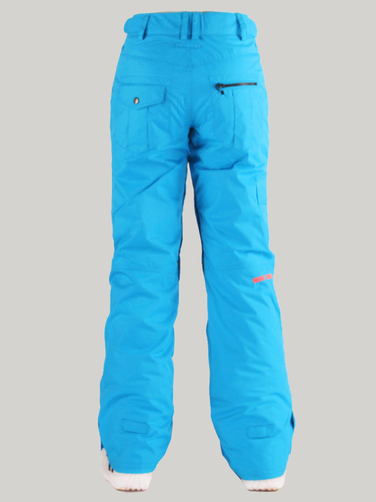 Thermal Warm High Waterproof Windproof Blue Snowboard & Ski Pants Ins Street