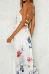 Printed Big Dress Foreign Trade Women's Simian Style Ins street