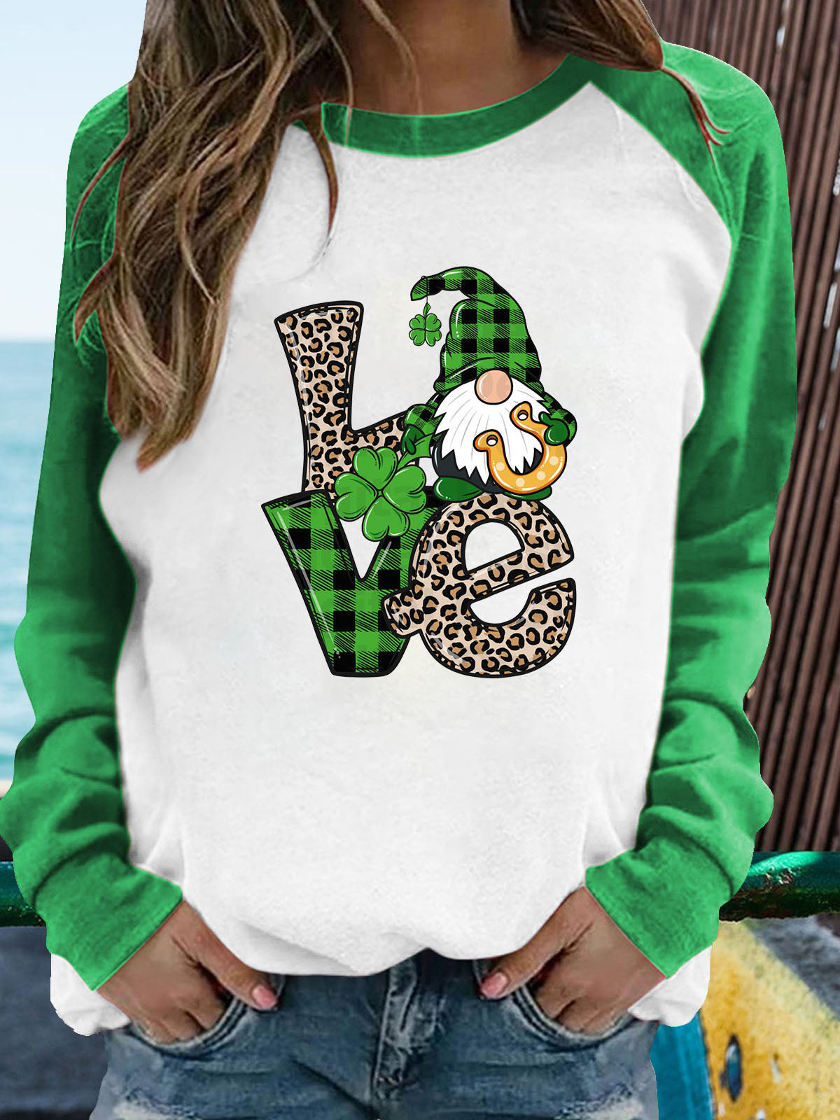 St. Patrick's Day Shamrock Top 2023-03-14 InsStreet
