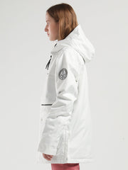 Winter New Unisex White Ski Suit Single And Double Board Waterproof Wear-Resistant Warm Ski Suit Ins Street