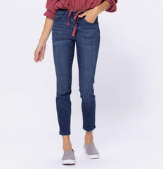 Spots Mid-Rise Mineral Wash Relaxed Jeans Ins Street