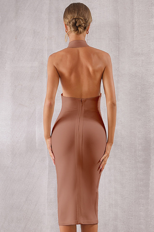 Bodycon Bandage Backless Dress Ins Street