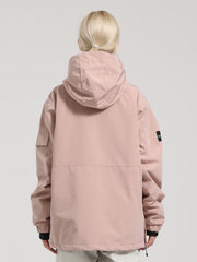 Solid Color Pullover Ski Jacket Ins Street