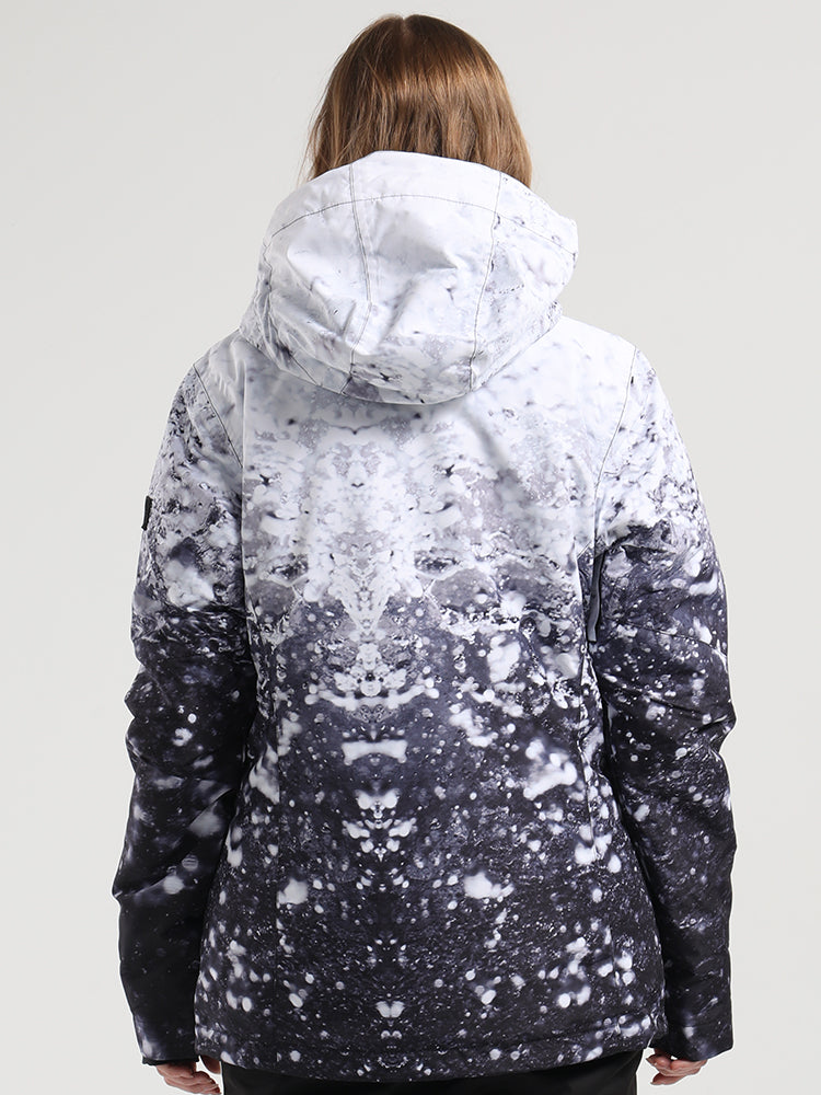 Water Drops Colorful Snowboard Ski Jackets Ins Street