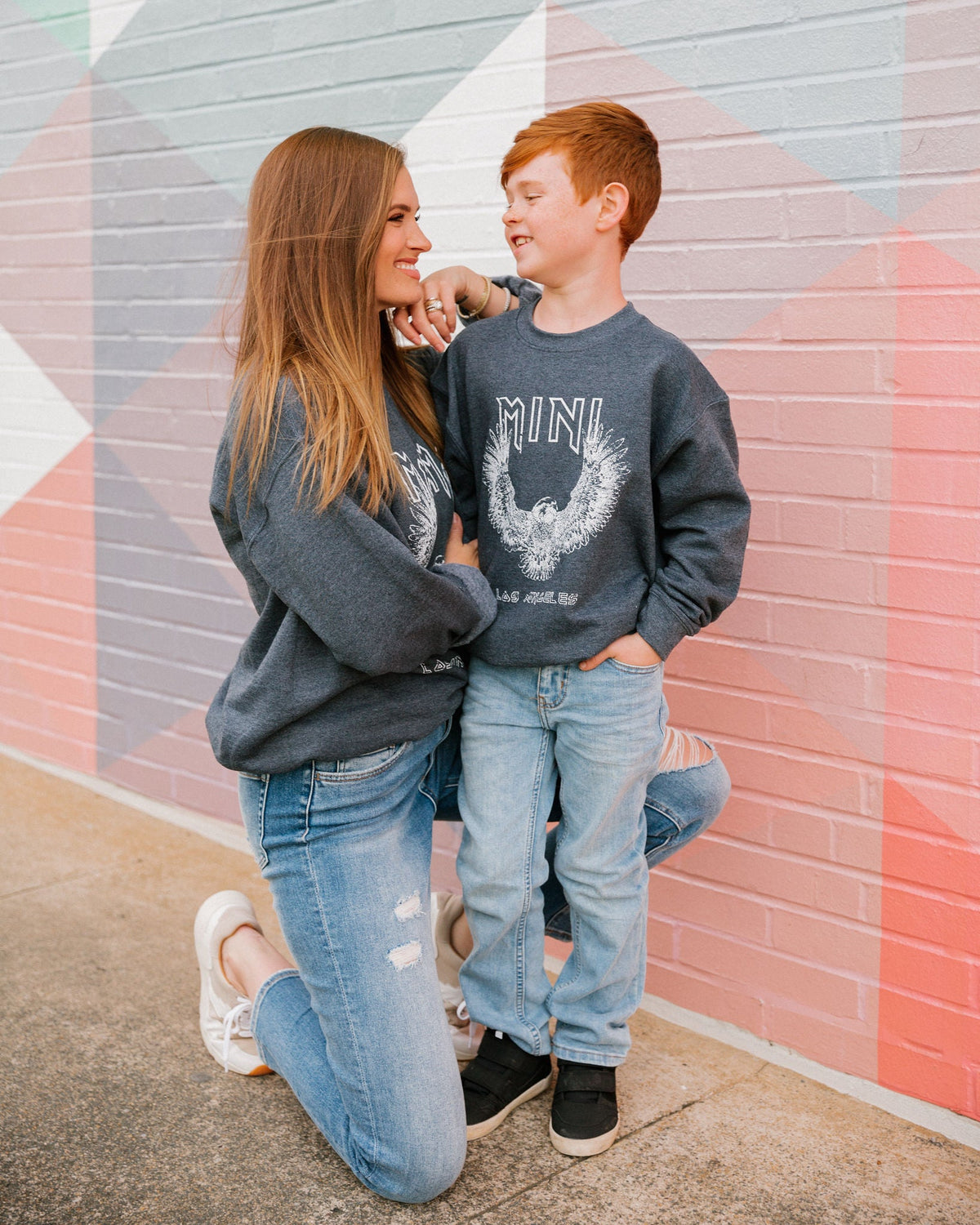 Kids - LA Eagle Cotton Blend Sweatshirt - FINAL SALE Ins Street