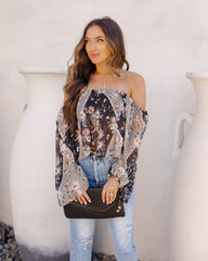 Infinite Florals Smocked Balloon Sleeve Blouse - FINAL SALE Ins Street