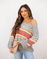 Guidance Cotton Blend Striped Sweater Ins Street