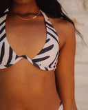 Raye Zebra Print Underwire Bikini Top - FINAL SALE Ins Street