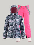 New Winter Snow Suit Single And Double Board Outdoor Mountaineering Waterproof Thick Warm Breathable Ski Suit Ins Street