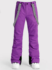 Highland Bib Snowboard & Ski Purple Pants Ins Street