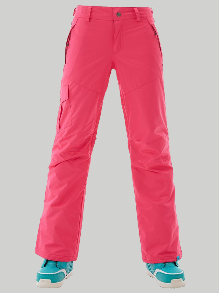 Thermal Warm High Waterproof Windproof Pink Ski Pants Snow Pants Ins Street