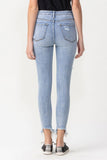 Lovervet Full Size Lauren Distressed High Rise Skinny Jeans Ins Street