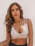 Crush On You Lace Bralette - Champagne WISH-001