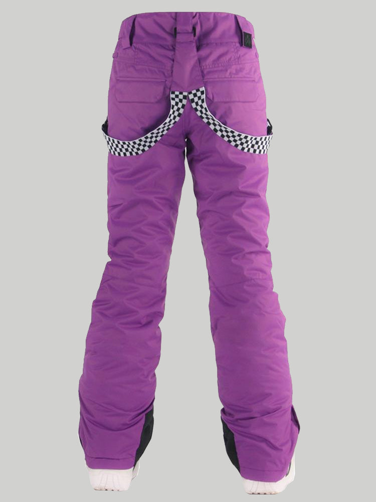 Highland Bib Snowboard & Ski Purple Pants Ins Street