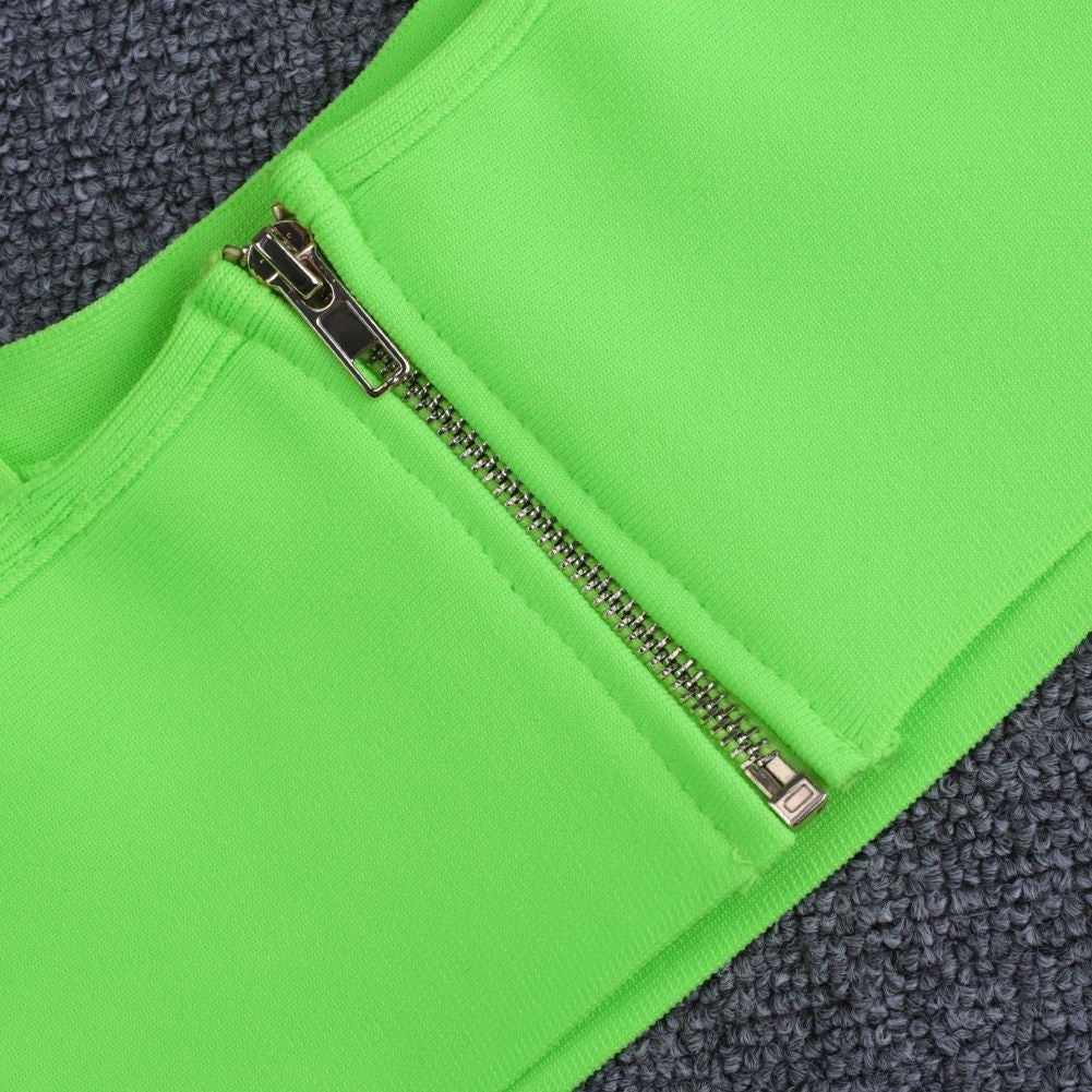 Strappy Sleeveless 2 Piece Over Knee Bandage Set Ins Street