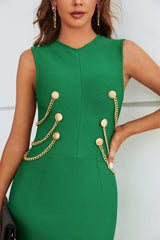 Callie Closed Back Formal Bandage Dress Ins Street
