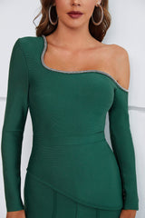 Rafa Long Sleeve Bandage Pantsuit Ins Street