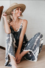 Casual and Ethnic Printed Beach Jumpsuit for Women Ins street