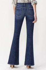 Lovervet Full Size Joanna Midrise Flare Jeans Ins Street