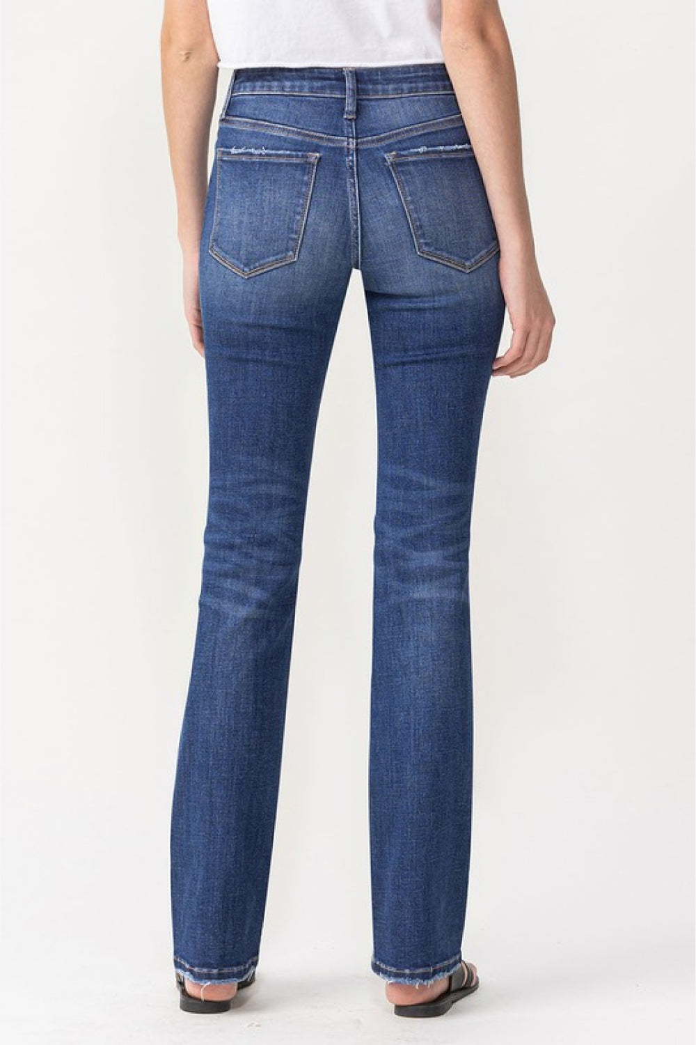 Lovervet Full Size Rebecca Midrise Bootcut Jeans Ins Street