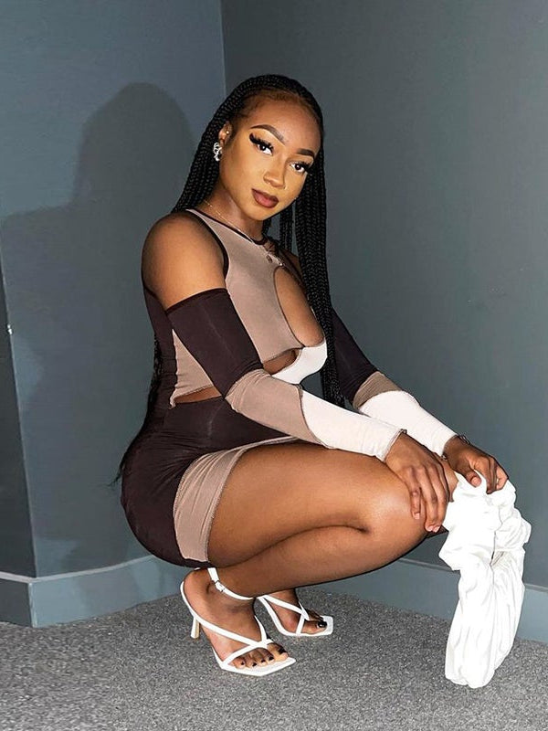 Sling strapless dress 2023-03-14 InsStreet