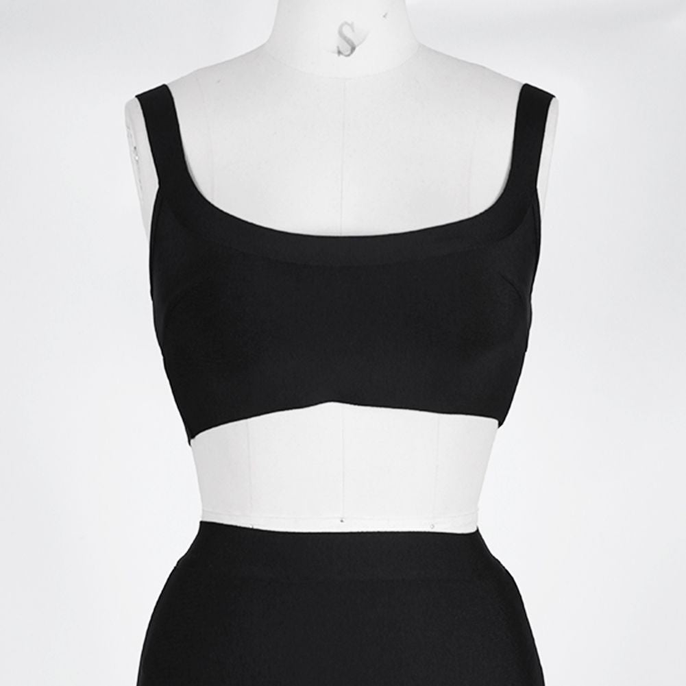 Strappy Sleeveless 2 Piece Over Knee Bandage Set Ins Street