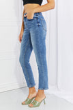 Lovervet Talk About It Full Size Cropped Jeans Ins Street