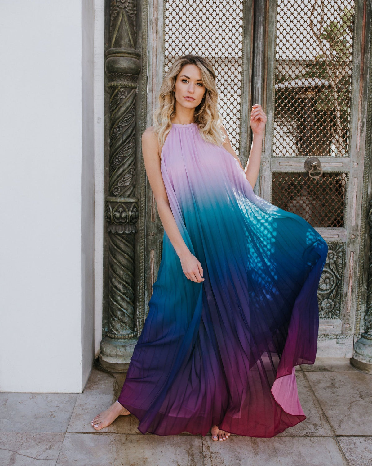 Tropic Of Discussion Cotton Tiered Maxi Dress - FINAL SALE ENDL-001