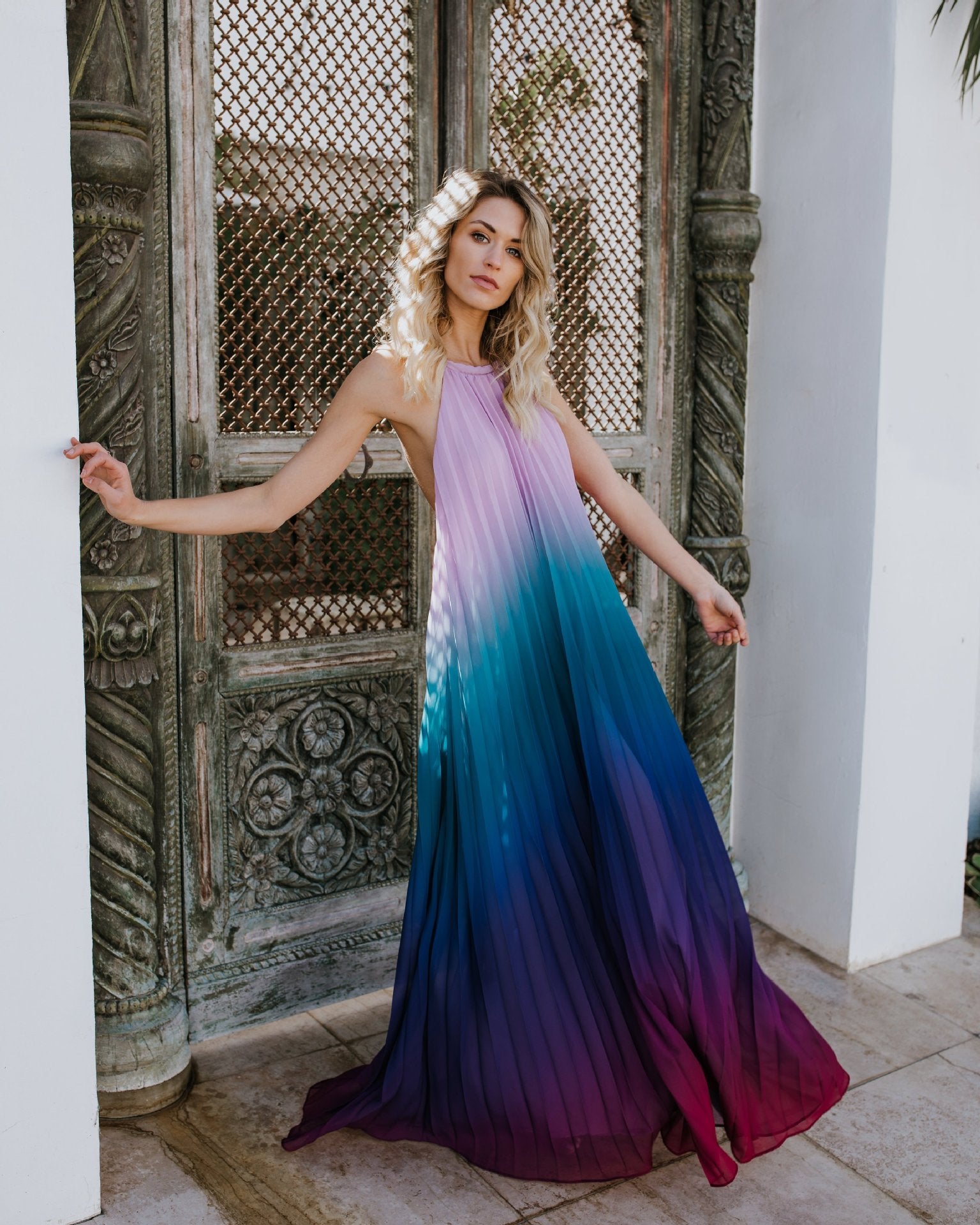 Tropic Of Discussion Cotton Tiered Maxi Dress - FINAL SALE ENDL-001