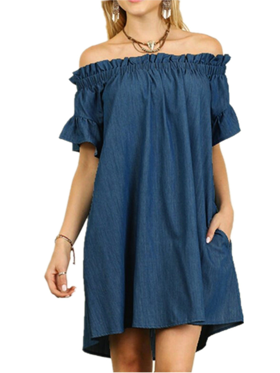 Booth Cotton Pocketed Puff Sleeve Dress InsStreet