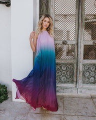 Tropic Of Discussion Cotton Tiered Maxi Dress - FINAL SALE ENDL-001