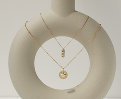 Micro Inlaid Zircon XINGX Disc Necklace Women Rectangular Pendant Twin Diamond Internet Celebrity Clavicle Chain Jewelry Ins street