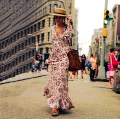 Huntington Floral Boho Maxi Dress - FINAL SALE Ins Street