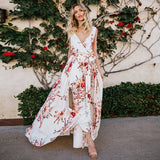 Willa Floral Lace Ruffle Maxi Dress Ins Street
