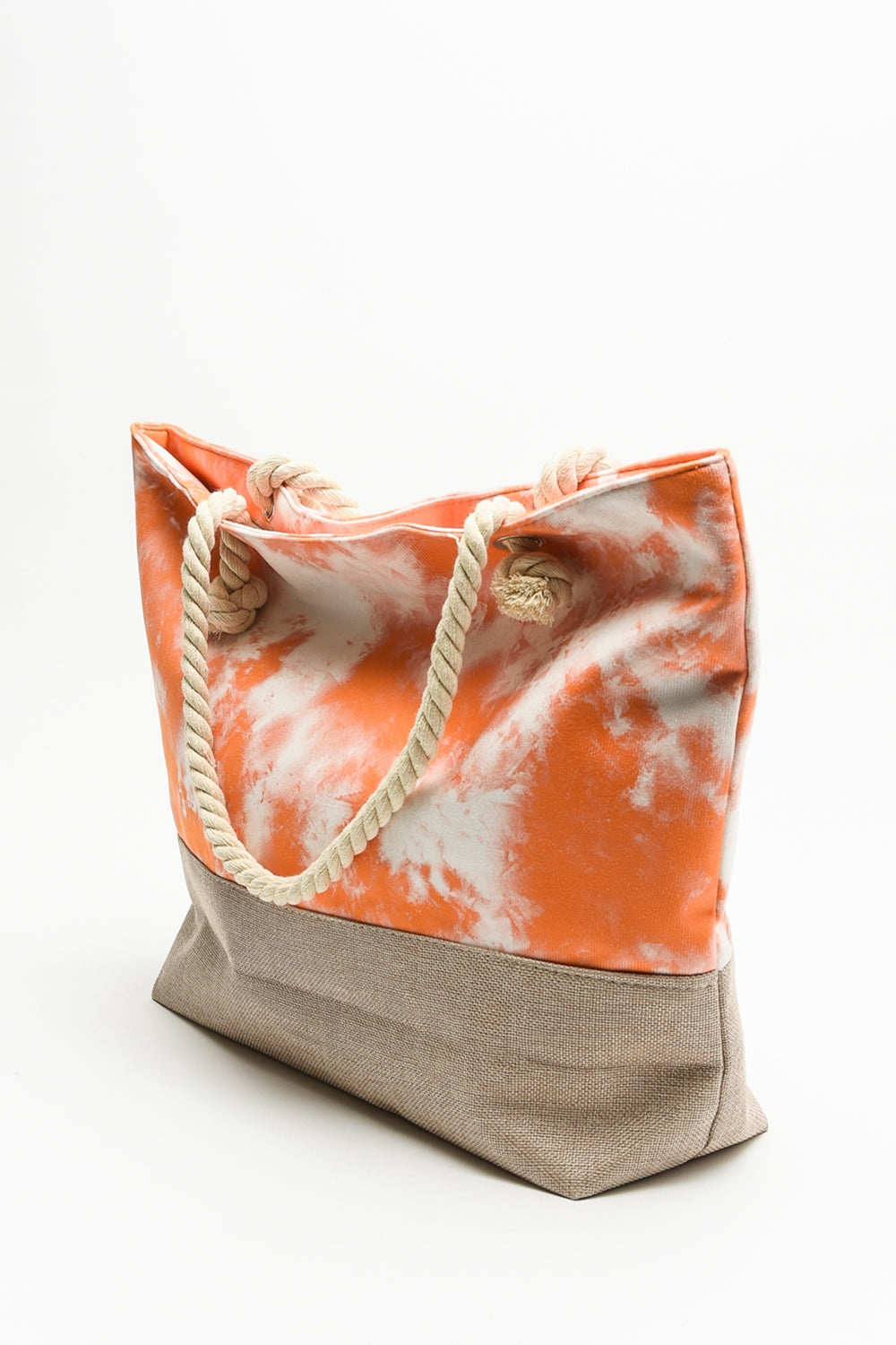 Justin Taylor Tie-Dye Tote with Rope Handles Ins Street