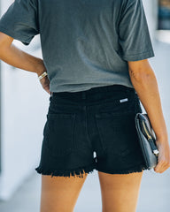 Hayes High Rise Distressed Denim Shorts Ins Street