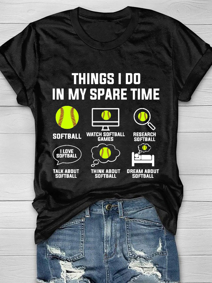 Thing I Do In My Spare Time T-Shirt 2023-03-14 InsStreet