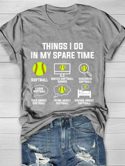 Thing I Do In My Spare Time T-Shirt 2023-03-14 InsStreet