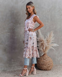 Andreja Floral Ruffle Duster - FINAL SALE ON T-001