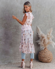 Andreja Floral Ruffle Duster - FINAL SALE ON T-001