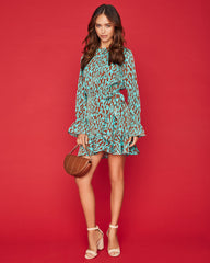 Aspyn Printed Ruffle Tie Dress - FINAL SALE InsStreet