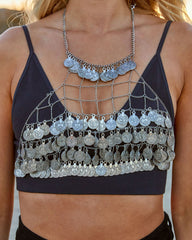 Bohemian Nights Body Chain - Silver InsStreet