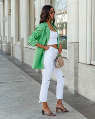 Binx Pocketed Blazer - Green Apple InsStreet